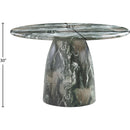 Meridian Cosenza Green 48.5" Marble Finish Concrete Dining Table IMAGE 6