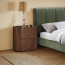 Meridian Everett Brown Night Stand IMAGE 2