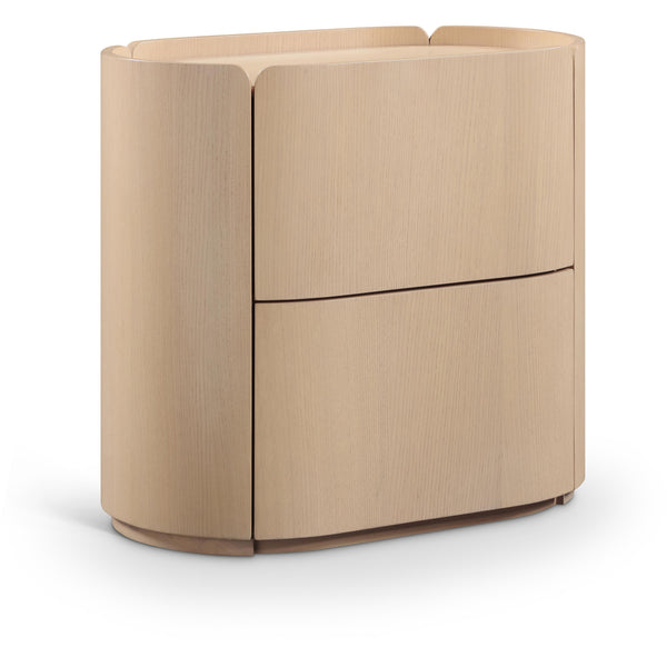 Meridian Everett Natural Night Stand IMAGE 1