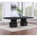 Meridian Anzio Black Dining Table (3 Boxes) IMAGE 4