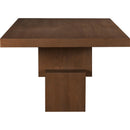 Meridian Anzio Brown Dining Table (3 Boxes) IMAGE 12