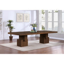 Meridian Anzio Brown Dining Table (3 Boxes) IMAGE 3