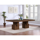 Meridian Anzio Brown Dining Table (3 Boxes) IMAGE 4