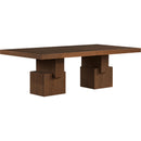Meridian Anzio Brown Dining Table (3 Boxes) IMAGE 6