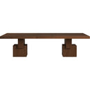 Meridian Anzio Brown Dining Table (3 Boxes) IMAGE 8