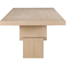 Meridian Anzio Oak Dining Table (3 Boxes) IMAGE 10