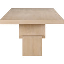 Meridian Anzio Oak Dining Table (3 Boxes) IMAGE 11