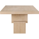 Meridian Anzio Oak Dining Table (3 Boxes) IMAGE 12