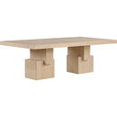 Meridian Anzio Oak Dining Table (3 Boxes) IMAGE 6