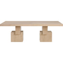 Meridian Anzio Oak Dining Table (3 Boxes) IMAGE 9