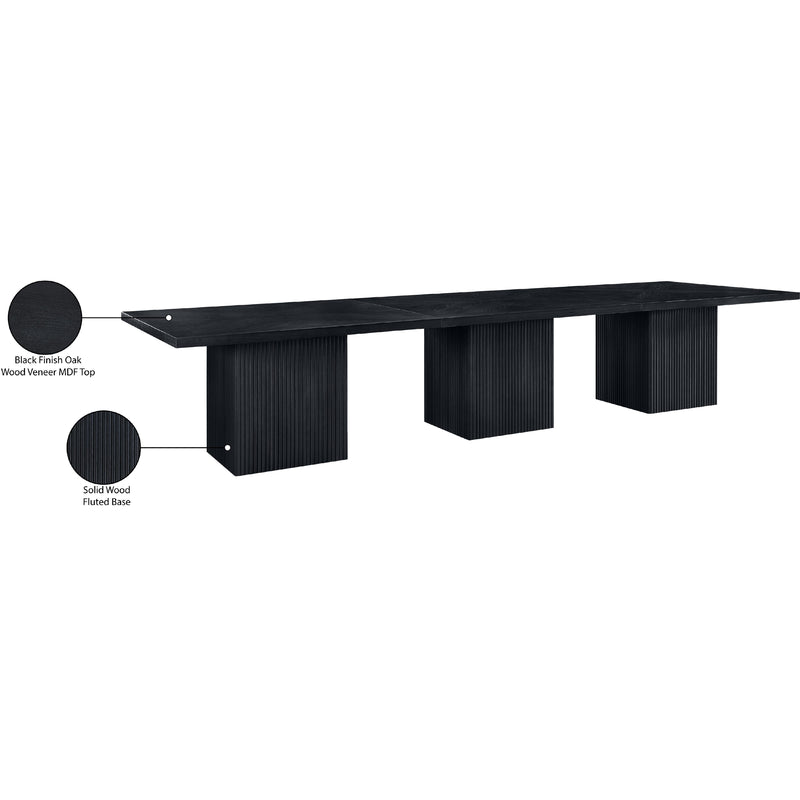 Meridian Belinda Black Modular Dining Table IMAGE 8