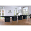 Meridian Belinda Black Modular Dining Table IMAGE 2