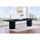 Meridian Belinda Black Dining Table (3 Boxes) IMAGE 2