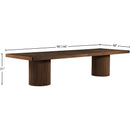 Meridian Belinda Brown Dining Table (3 Boxes) IMAGE 14
