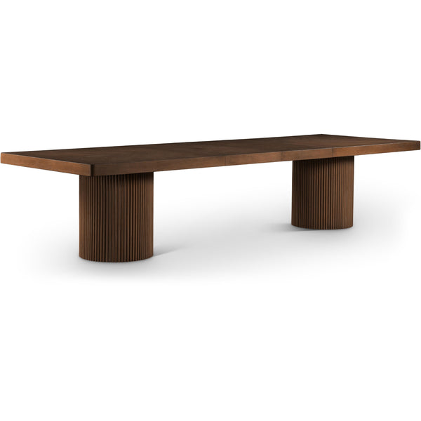 Meridian Belinda Brown Dining Table (3 Boxes) IMAGE 1