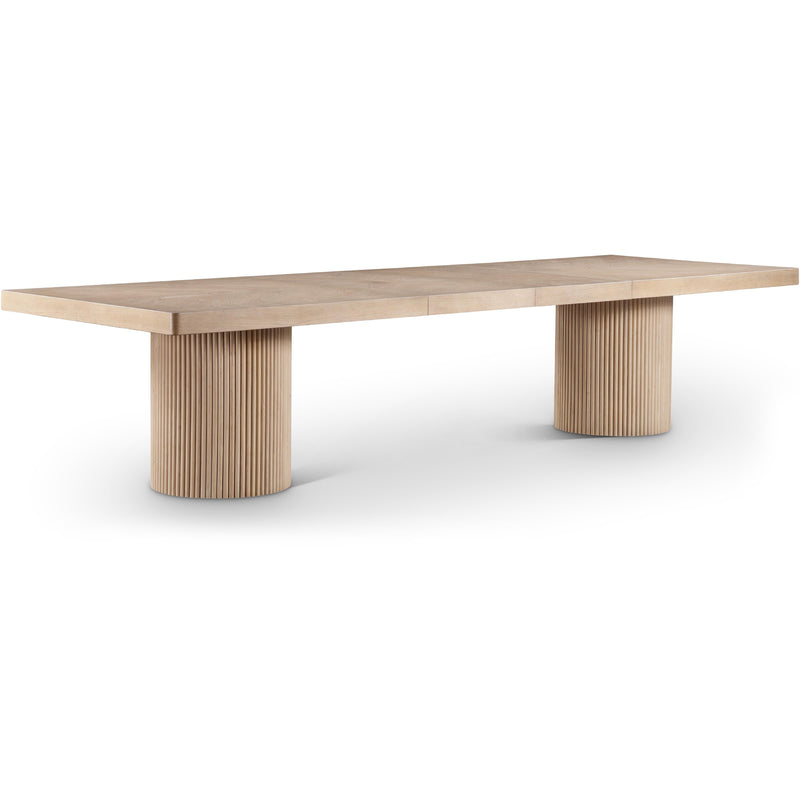 Meridian Belinda Natural Dining Table (3 Boxes) IMAGE 1