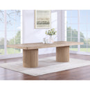 Meridian Belinda Natural Dining Table (3 Boxes) IMAGE 3