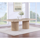 Meridian Belinda Natural Dining Table (3 Boxes) IMAGE 4