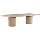 Meridian Belinda Natural Dining Table (3 Boxes) IMAGE 5