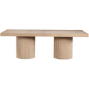 Meridian Belinda Natural Dining Table (3 Boxes) IMAGE 9