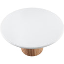 Meridian Sanremo White Concrete 53" Finished Concrete Indoor/Outdoor Dining Table IMAGE 5