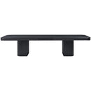  Meridian Mohari 112" / 136" / 160" Black Solid Wood And Oak Veneer Dining Table IMAGE 10