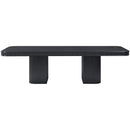  Meridian Mohari 112" / 136" / 160" Black Solid Wood And Oak Veneer Dining Table IMAGE 11
