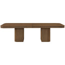  Meridian Mohari 112" / 136" / 160" Brown Solid Wood And Oak Veneer Dining Table IMAGE 11
