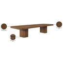  Meridian Mohari 112" / 136" / 160" Brown Solid Wood And Oak Veneer Dining Table IMAGE 15