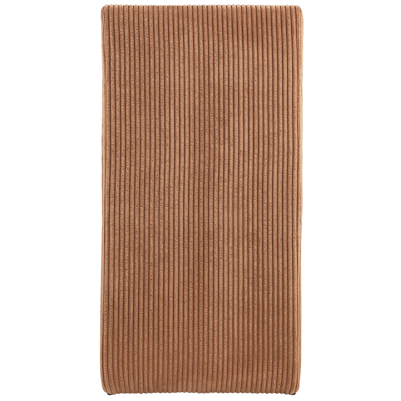 Meridian Benson Saddle Microsuede Corduroy Fabric Dining Chair IMAGE 5
