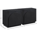 Meridian Navona Black Sideboard/Buffet IMAGE 10