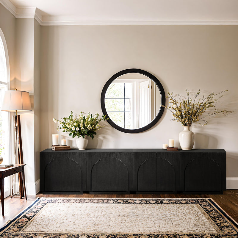 Meridian Navona Black Sideboard/Buffet IMAGE 2