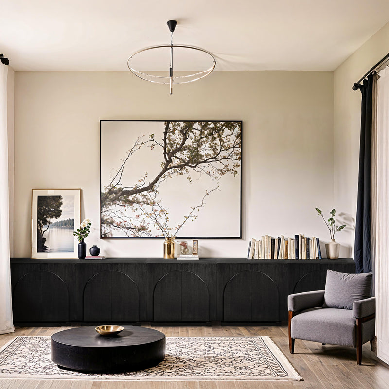 Meridian Navona Black Sideboard/Buffet IMAGE 2