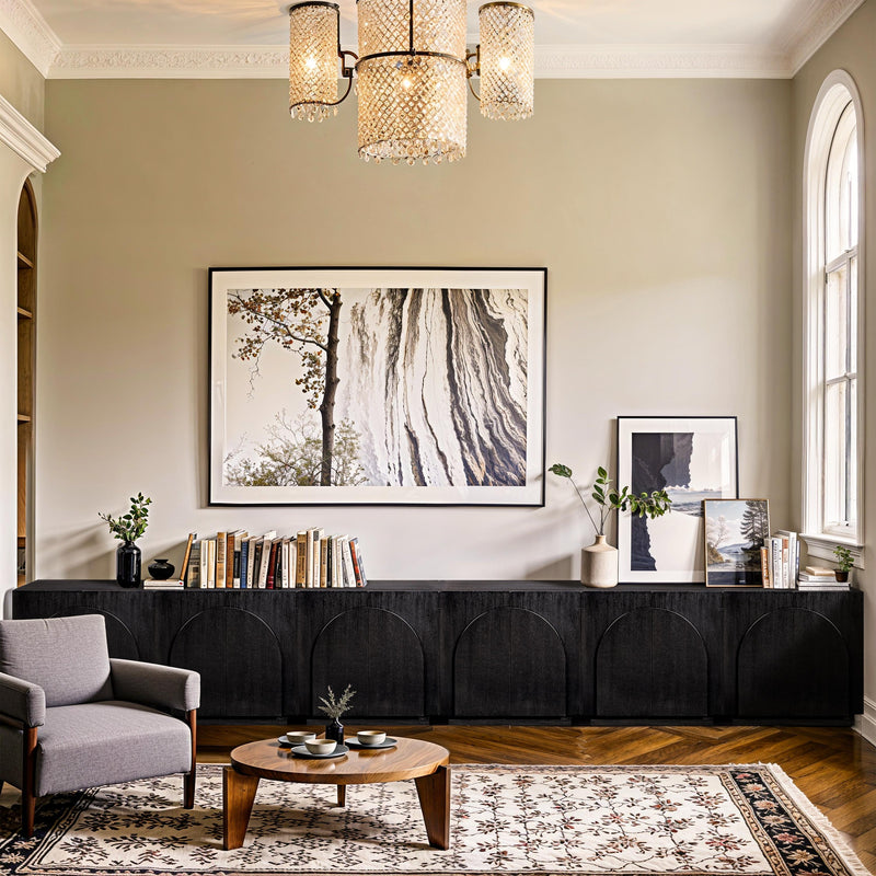 Meridian Navona Black Sideboard/Buffet IMAGE 2