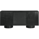 Meridian Bubble Black Rubberwood with Oak Veneer Sideboard/Buffet IMAGE 5