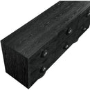 Meridian Bubble Black Rubberwood with Oak Veneer Sideboard/Buffet IMAGE 9