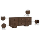 Meridian Bubble Brown Rubberwood with Oak Veneer Sideboard/Buffet IMAGE 11