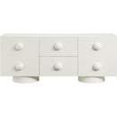 Meridian Bubble Cream Rubberwood with Oak Veneer Sideboard/Buffet IMAGE 3