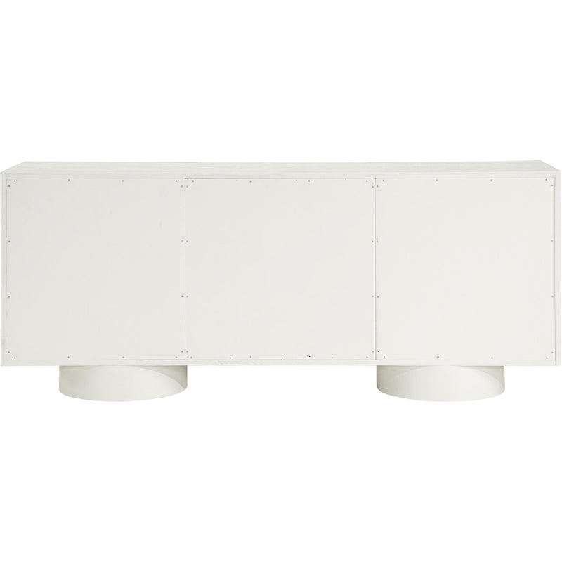 Meridian Bubble Cream Rubberwood with Oak Veneer Sideboard/Buffet IMAGE 5