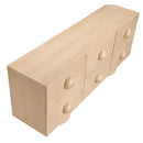 Meridian Bubble Natural Rubberwood with Oak Veneer Sideboard/Buffet IMAGE 7