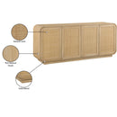 Meridian Windsor Natural Rubberwood Sideboard/Buffet IMAGE 11