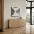 Meridian Windsor Natural Rubberwood Sideboard/Buffet IMAGE 2