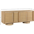 Meridian Windsor Natural Rubberwood Sideboard/Buffet IMAGE 10