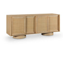 Meridian Windsor Natural Rubberwood Sideboard/Buffet IMAGE 1