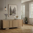 Meridian Windsor Natural Rubberwood Sideboard/Buffet IMAGE 2