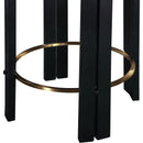 Meridian Harrison Cream Vegan Leather Counter Stool IMAGE 5