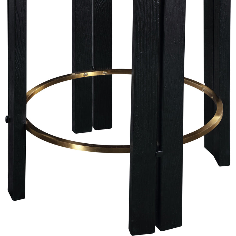 Meridian Harrison Cream Vegan Leather Counter Stool IMAGE 5