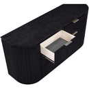  Meridian Astrid Black Solid Wood And Oak Veneer Dresser IMAGE 7