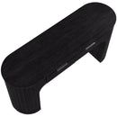  Meridian Astrid Black Solid Wood And Oak Veneer Desk IMAGE 7