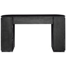  Meridian Astrid Black Solid Wood And Oak Veneer Console Table IMAGE 5